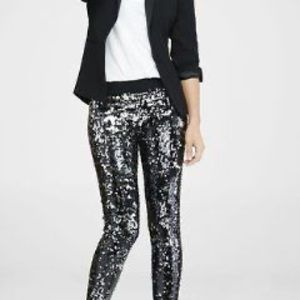 High Waisted Sequin Leggings